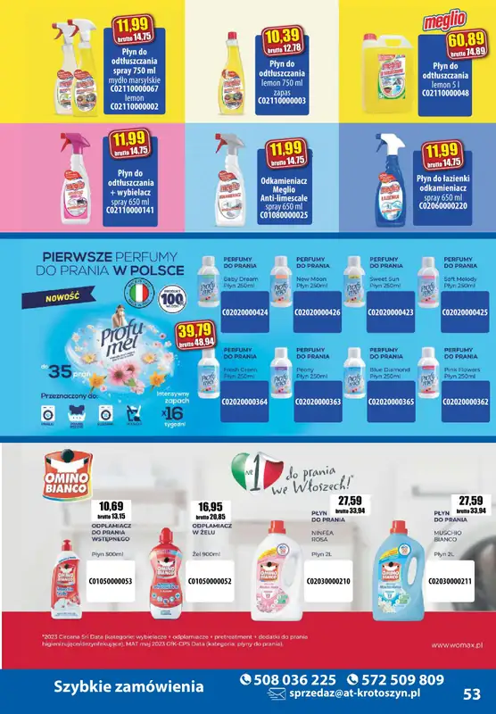 A-T - gazetka promocyjna Produkty chemiczne od wtorku 05.11 do soboty 30.11 - strona 53
