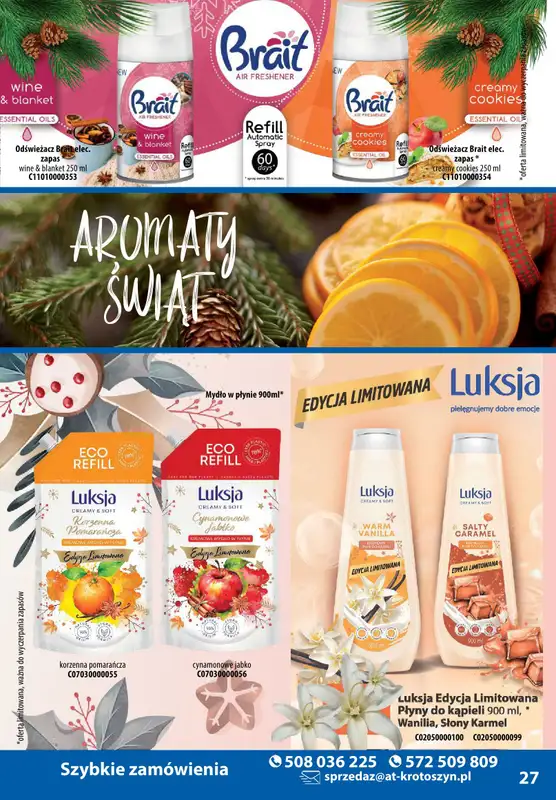 A-T - gazetka promocyjna Produkty chemiczne od wtorku 05.11 do soboty 30.11 - strona 27