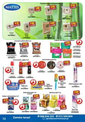 A-T - gazetka promocyjna Produkty chemiczne od wtorku 05.11 do soboty 30.11 - strona 12