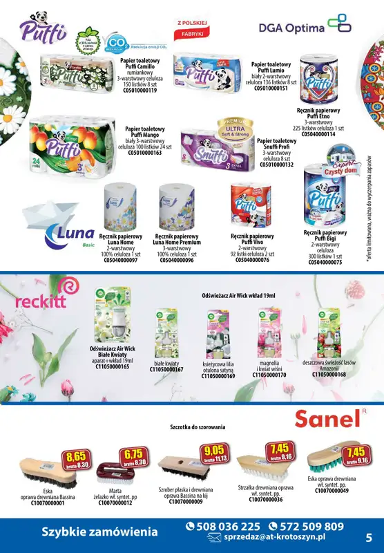 A-T - gazetka promocyjna Produkty chemiczne od wtorku 05.11 do soboty 30.11 - strona 5