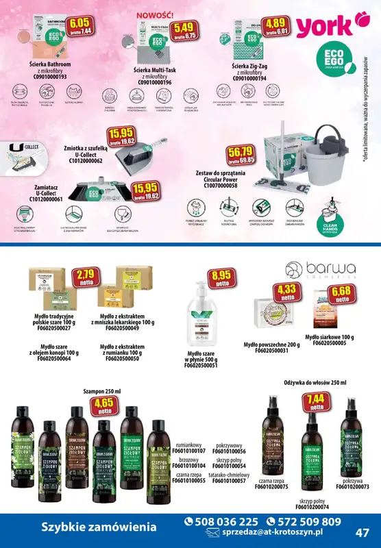 A-T - gazetka promocyjna Produkty chemiczne od wtorku 05.11 do soboty 30.11 - strona 47