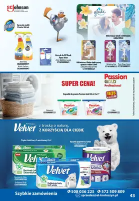 A-T - gazetka promocyjna Produkty chemiczne od wtorku 05.11 do soboty 30.11 - strona 43