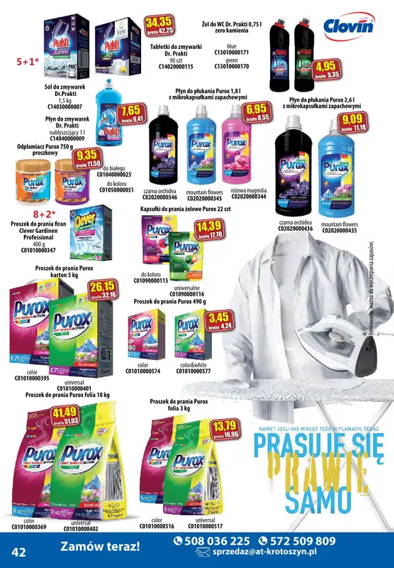 A-T - gazetka promocyjna Produkty chemiczne od wtorku 05.11 do soboty 30.11 - strona 42