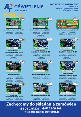 A-T - gazetka promocyjna Oświetlenie i elektryka od wtorku 05.11 do czwartku 14.11