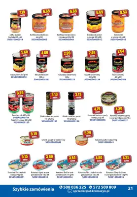 A-T - gazetka promocyjna Produkty spożywcze od wtorku 05.11 do czwartku 14.11 - strona 21