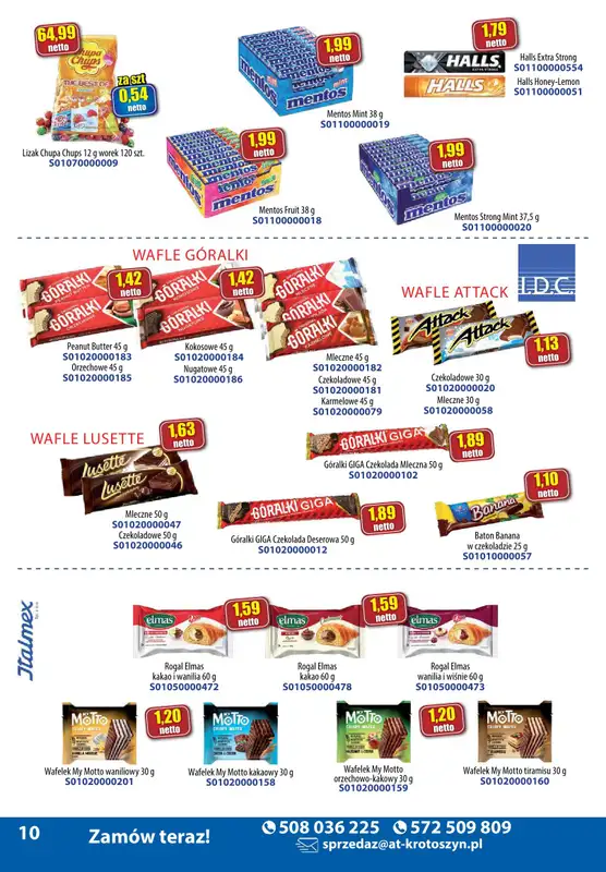 A-T - gazetka promocyjna Produkty spożywcze od wtorku 05.11 do czwartku 14.11 - strona 10