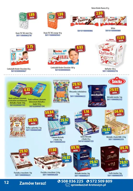 A-T - gazetka promocyjna Produkty spożywcze od wtorku 05.11 do czwartku 14.11 - strona 12