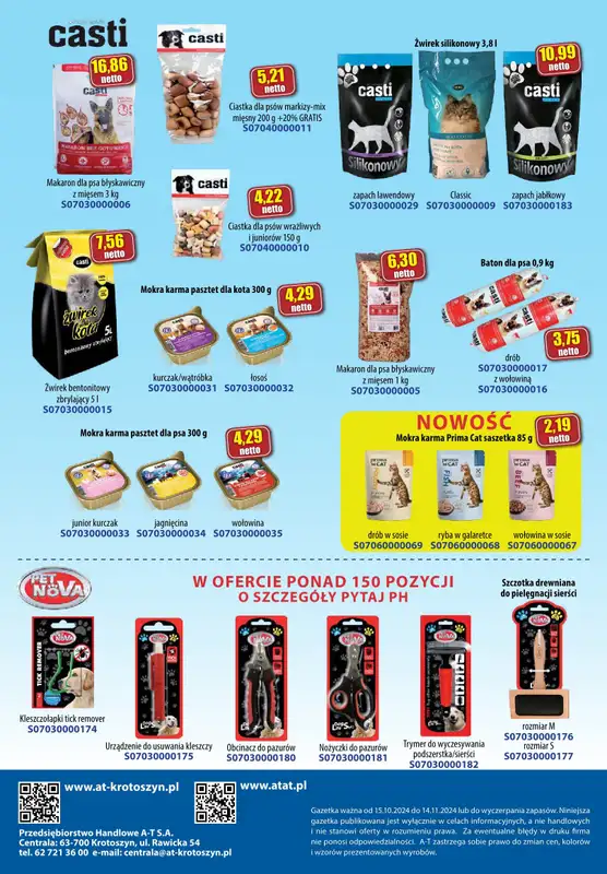 A-T - gazetka promocyjna Produkty spożywcze od wtorku 05.11 do czwartku 14.11 - strona 32