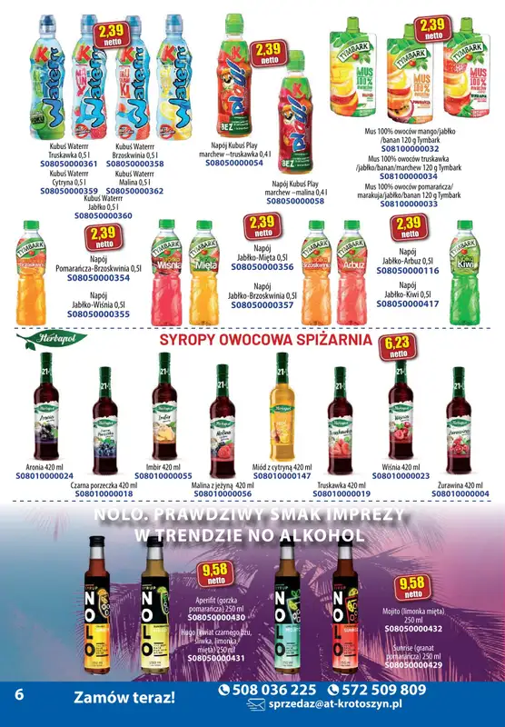 A-T - gazetka promocyjna Produkty spożywcze od wtorku 05.11 do czwartku 14.11 - strona 6