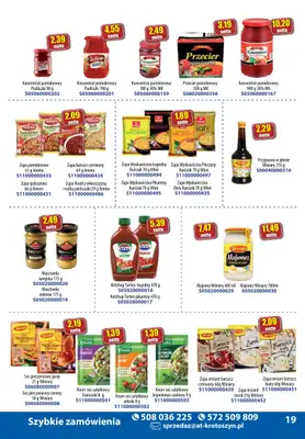 A-T - gazetka promocyjna Produkty spożywcze od wtorku 05.11 do czwartku 14.11 - strona 19