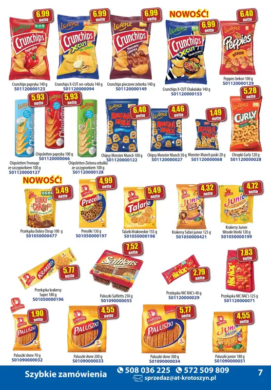 A-T - gazetka promocyjna Produkty spożywcze od wtorku 05.11 do czwartku 14.11 - strona 7