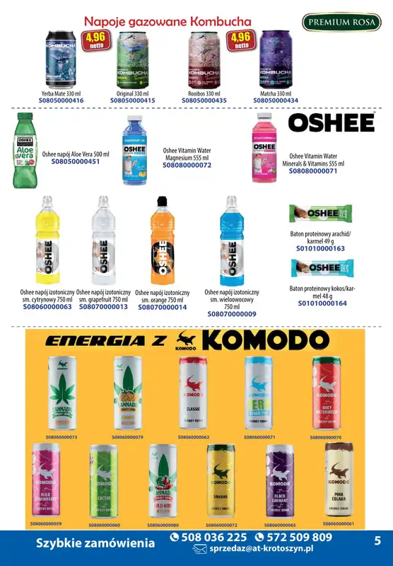 A-T - gazetka promocyjna Produkty spożywcze od wtorku 05.11 do czwartku 14.11 - strona 5