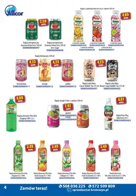 A-T - gazetka promocyjna Produkty spożywcze od wtorku 05.11 do czwartku 14.11 - strona 4