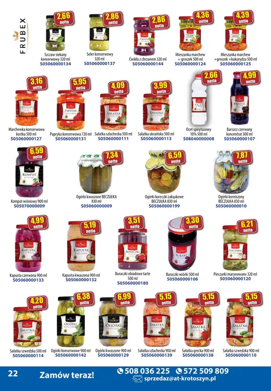 A-T - gazetka promocyjna Produkty spożywcze od wtorku 05.11 do czwartku 14.11 - strona 22
