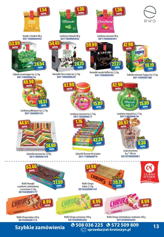 A-T - gazetka promocyjna Produkty spożywcze od wtorku 05.11 do czwartku 14.11 - strona 13