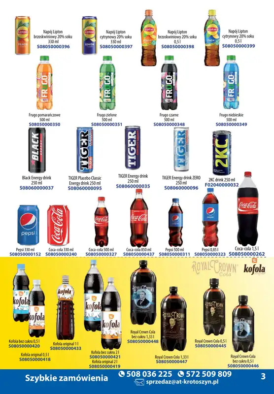 A-T - gazetka promocyjna Produkty spożywcze od wtorku 05.11 do czwartku 14.11 - strona 3
