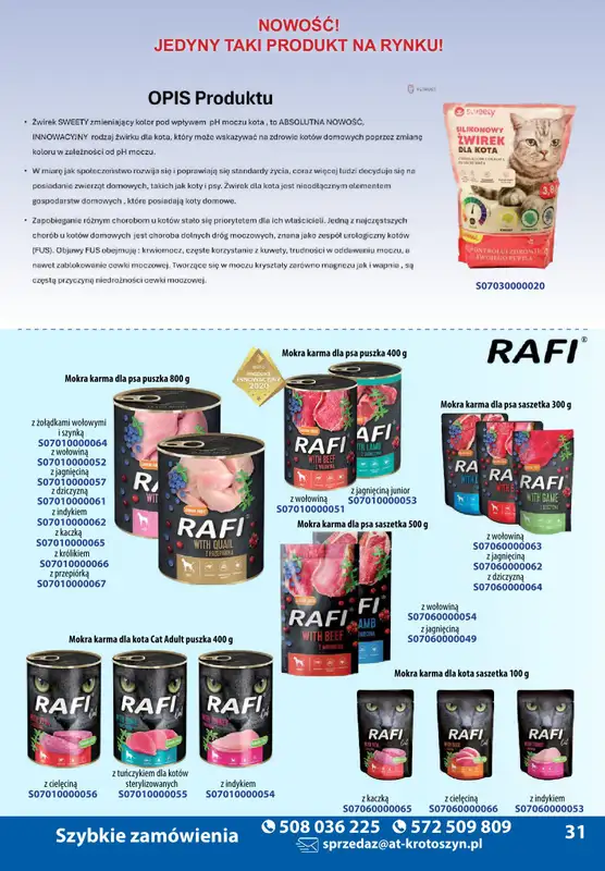 A-T - gazetka promocyjna Produkty spożywcze od wtorku 05.11 do czwartku 14.11 - strona 31