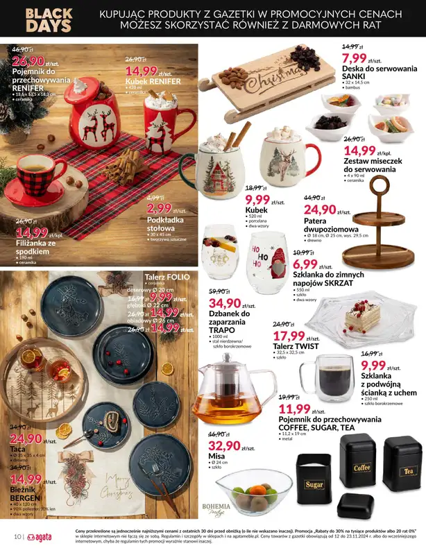 Salony Agata - gazetka promocyjna Gazetka od wtorku 12.11 do soboty 23.11 - strona 10