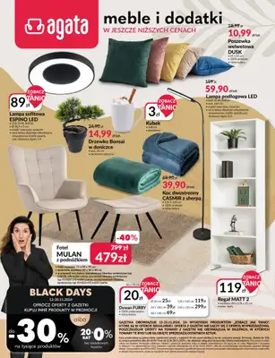 Salony Agata - gazetka promocyjna Gazetka od wtorku 12.11 do soboty 23.11 Salony Agata - gazetka promocyjna Gazetka od wtorku 12.11 do soboty 23.11
