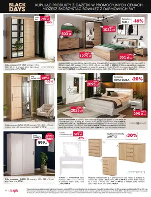 Salony Agata - gazetka promocyjna Gazetka od wtorku 12.11 do soboty 23.11 - strona 14 Salony Agata - gazetka promocyjna Gazetka od wtorku 12.11 do soboty 23.11 - strona 14