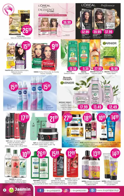 Drogerie Jasmin - gazetka promocyjna Gazetka od wtorku 12.11 do soboty 30.11 - strona 2