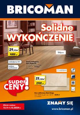 Bricoman - gazetka promocyjna Gazetka od wtorku 12.11 do niedzieli 01.12