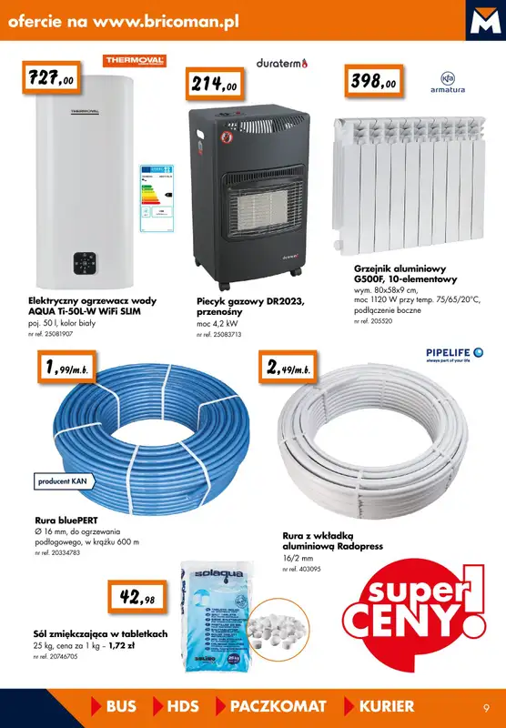 Bricoman - gazetka promocyjna Gazetka od wtorku 12.11 do niedzieli 01.12 - strona 9