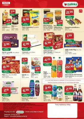 MALINKA - gazetka promocyjna Gazetka od czwartku 14.11 do środy 27.11 - strona 2 MALINKA - gazetka promocyjna Gazetka od czwartku 14.11 do środy 27.11 - strona 2