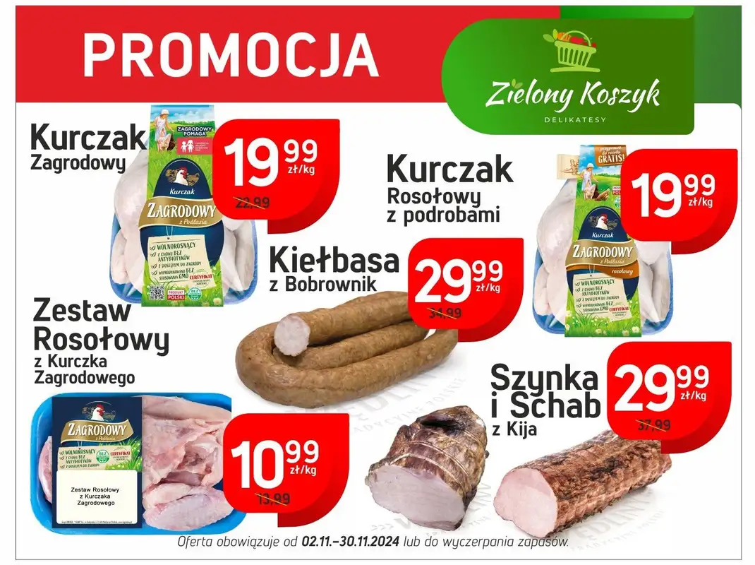 Zielony Koszyk - gazetka promocyjna Promocje od czwartku 14.11 do soboty 30.11 - strona 8