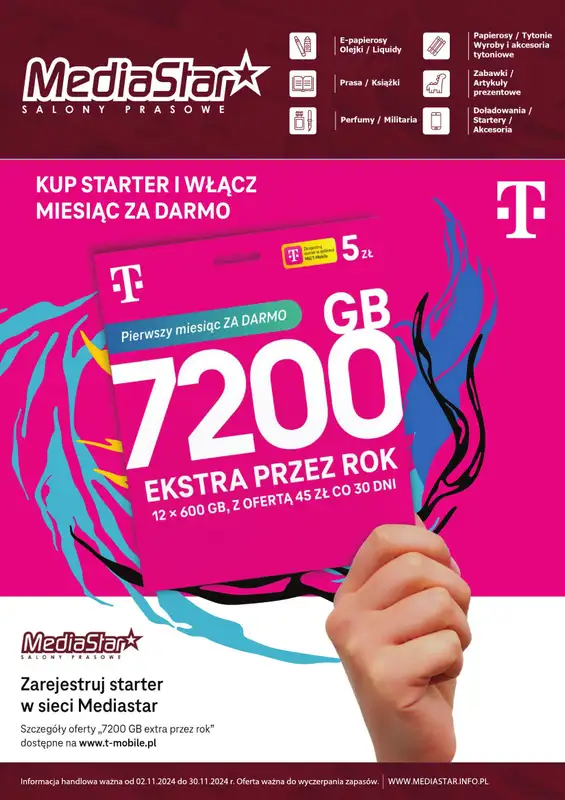 Media Star - gazetka promocyjna Gazetka od wtorku 05.11 do soboty 30.11 - strona 7