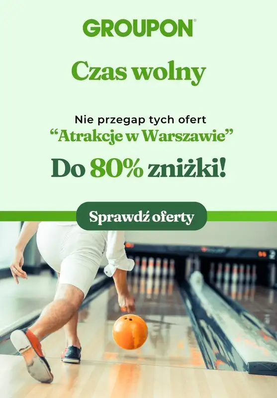 Groupon - gazetka promocyjna Sprawdź najlepsze oferty w Warszawie! od środy 20.11  - strona 3