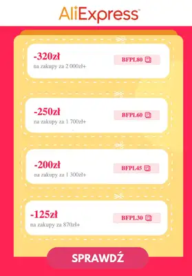 AliExpress - gazetka promocyjna Do -80% Black Friday KUPONY od piątku 22.11 do wtorku 03.12 - strona 2