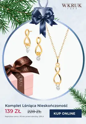 W.KRUK - gazetka promocyjna Komplety biżuterii na PROMOCJI już od 99,99 zł od piątku 22.11 do poniedziałku 02.12 - strona 4