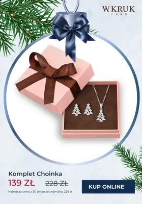W.KRUK - gazetka promocyjna Komplety biżuterii na PROMOCJI już od 99,99 zł od piątku 22.11 do poniedziałku 02.12 - strona 2