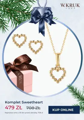 W.KRUK - gazetka promocyjna Komplety biżuterii na PROMOCJI już od 99,99 zł od piątku 22.11 do poniedziałku 02.12 - strona 7