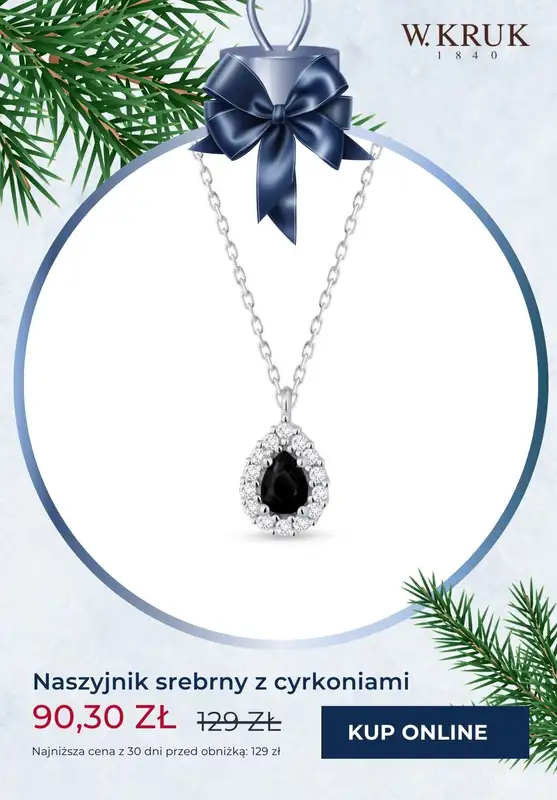 W.KRUK - gazetka promocyjna -30% na wybraną biżuterię TYLKO ONLINE Black Week od piątku 22.11 do poniedziałku 02.12 - strona 2
