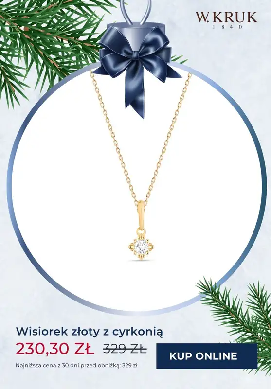 W.KRUK - gazetka promocyjna -30% na wybraną biżuterię TYLKO ONLINE Black Week od piątku 22.11 do poniedziałku 02.12 - strona 4