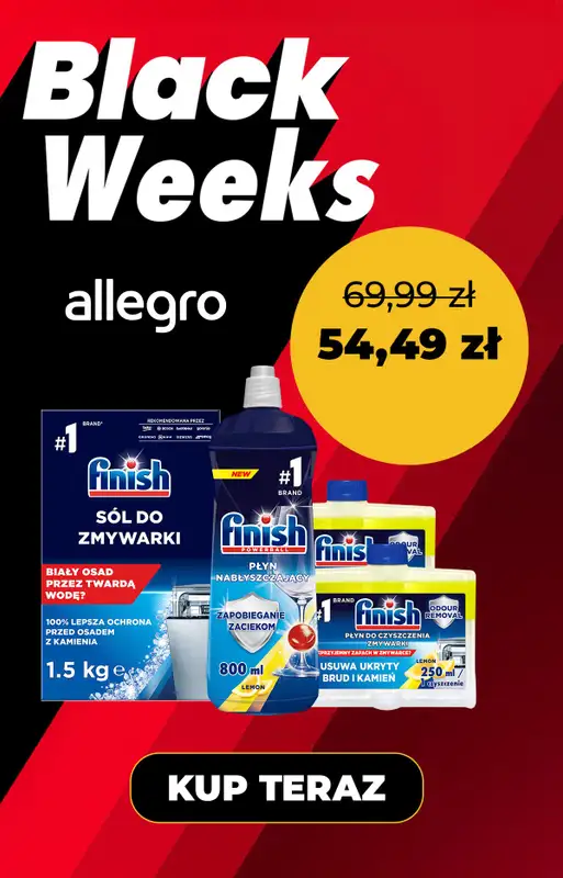 Finish - gazetka promocyjna Black Weeks z Finish od środy 13.11 do poniedziałku 02.12 - strona 6