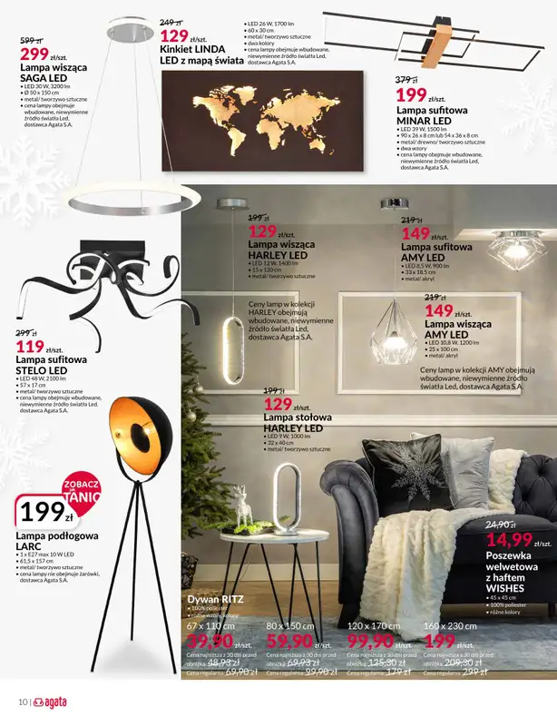 Salony Agata - gazetka promocyjna Gazetka od poniedziałku 02.12 do niedzieli 22.12 - strona 10