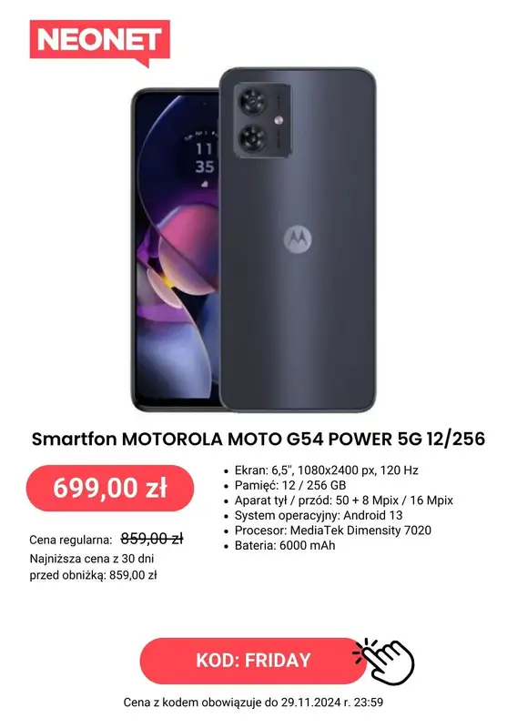 NEONET - gazetka promocyjna BLACK FRIDAY - Największe obniżki tego roku! od piątku 29.11 do piątku 29.11 - strona 2