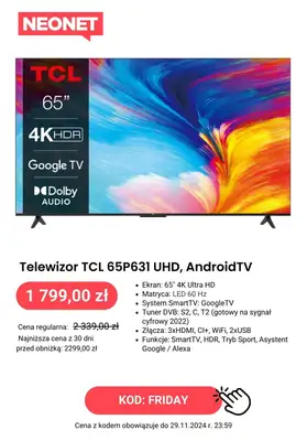 NEONET - gazetka promocyjna BLACK FRIDAY - Największe obniżki tego roku! od piątku 29.11 do piątku 29.11 - strona 4