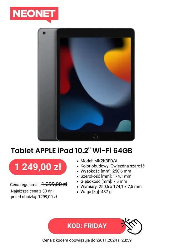 NEONET - gazetka promocyjna BLACK FRIDAY - Największe obniżki tego roku! od piątku 29.11 do piątku 29.11 - strona 9