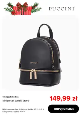 Puccini - gazetka promocyjna Damskie torebki do -60%! od piątku 29.11 do niedzieli 01.12 - strona 3