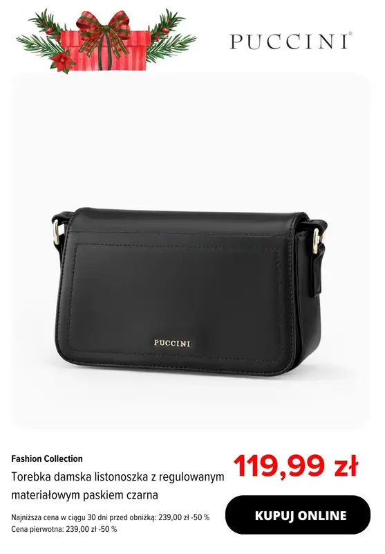 Puccini - gazetka promocyjna Damskie torebki do -60%! od piątku 29.11 do niedzieli 01.12 - strona 4