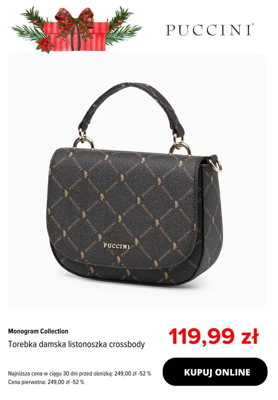Puccini - gazetka promocyjna Damskie torebki do -60%! od piątku 29.11 do niedzieli 01.12 - strona 5