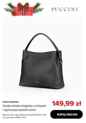 Puccini - gazetka promocyjna Damskie torebki do -60%! od piątku 29.11 do niedzieli 01.12 - strona 9