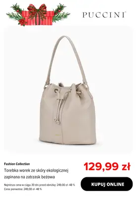 Puccini - gazetka promocyjna Damskie torebki do -60%! od piątku 29.11 do niedzieli 01.12 - strona 8