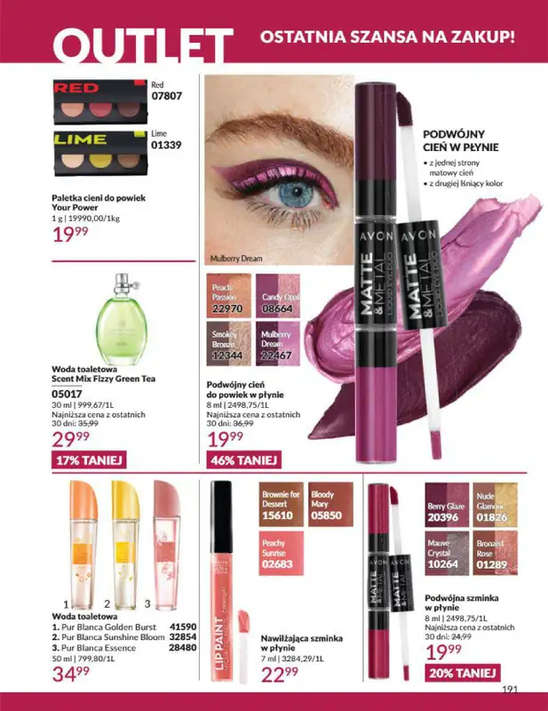 AVON - gazetka promocyjna Katalog grudzień 2024 od soboty 30.11 do wtorku 31.12 - strona 191