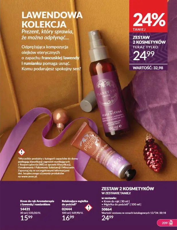 AVON - gazetka promocyjna Katalog grudzień 2024 od soboty 30.11 do wtorku 31.12 - strona 209