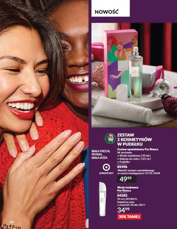 AVON - gazetka promocyjna Katalog grudzień 2024 od soboty 30.11 do wtorku 31.12 - strona 44